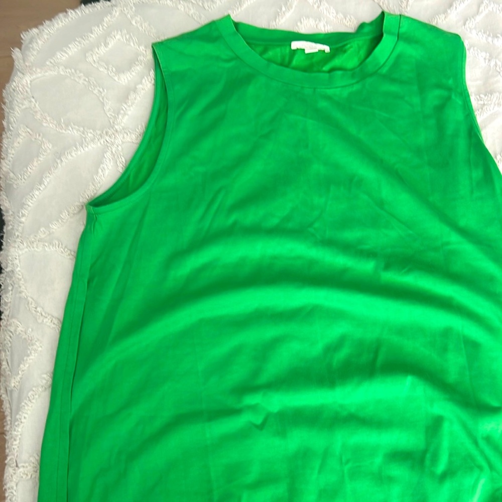 COS long green maxi dress